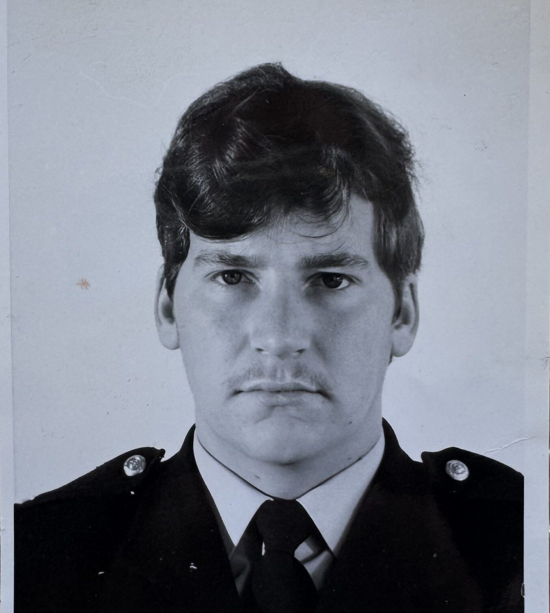 Man in police uniform