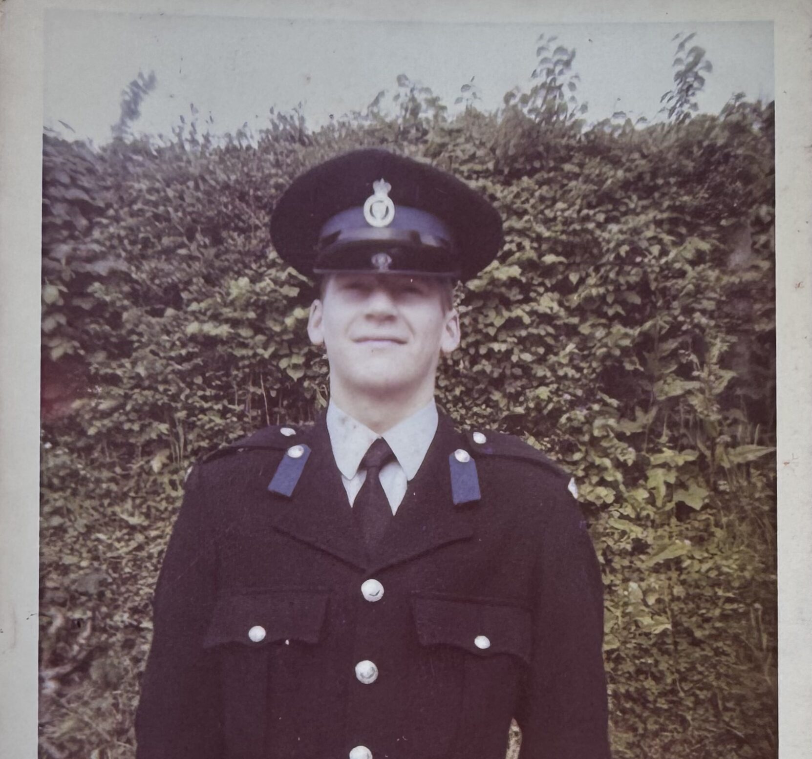 A man in his first day on the police force